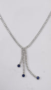 925 Silver Blue Drop Grace necklace