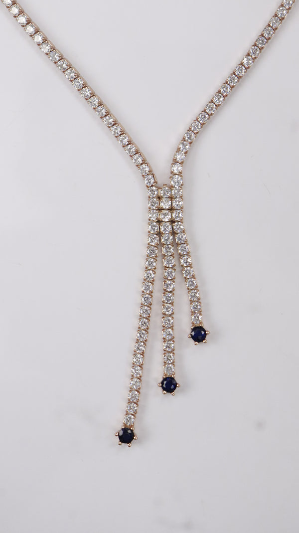 925 Silver Rose Gold Drop Grace