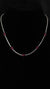925 Silver Ruby Bloom Chain