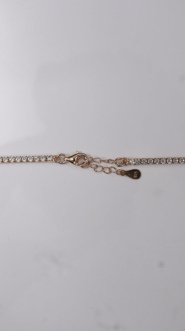 925 Silver Blossom Sparkle Chain