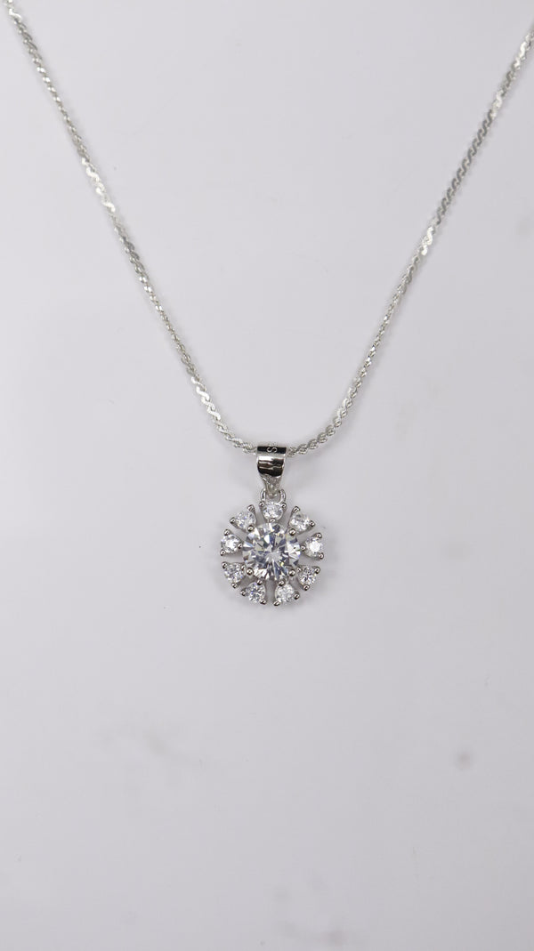 925 Silver Snow Glow Set