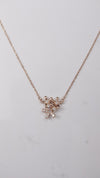 925 Silver Rose Bloom Set