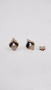 925 Sterling Silver Midnight Knot Studs