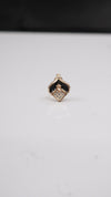 925 Sterling Silver Midnight Knot Studs