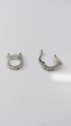 Everyday Silver Huggy Earrings