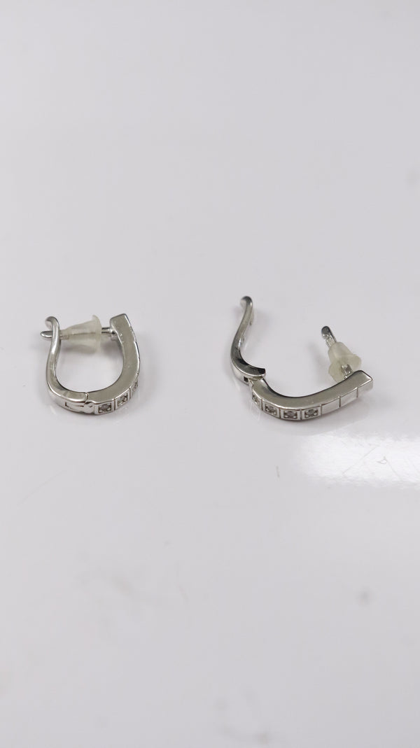 Everyday Silver Huggy Earrings