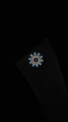 925 Silver Blue Blossom Set