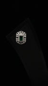 925 Silver Emerald Aura Set