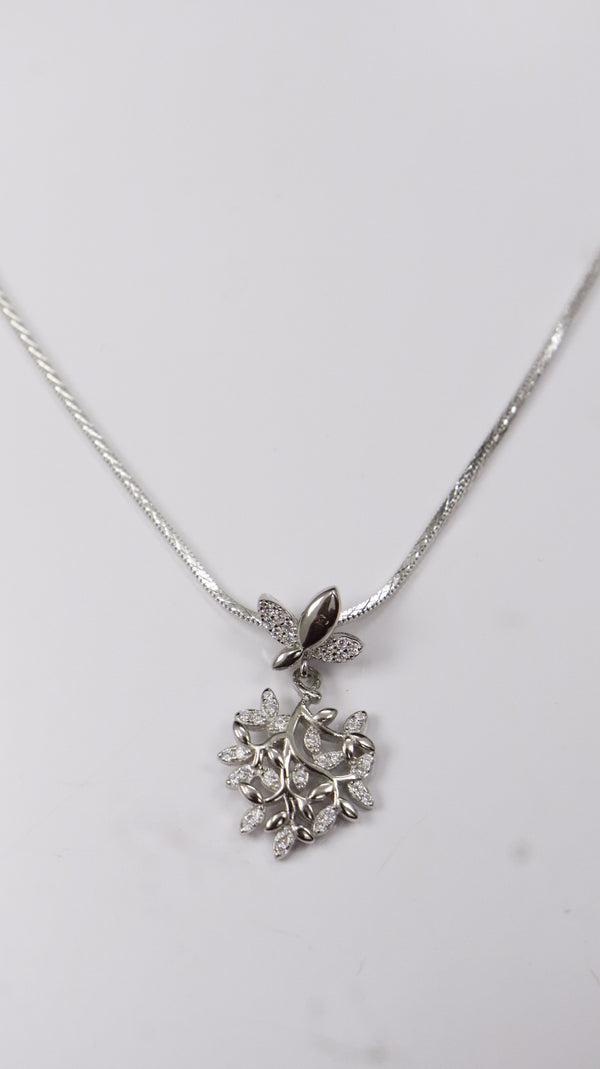 925 Silver Leaf Grace Set