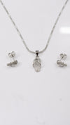 925 Silver slipper Spark Set