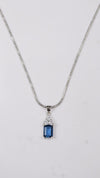 925 Silver Blue Grace Set