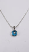 925 Silver Blue Aura Set