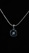 925 Silver Blue Aura Set