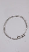92.5 Sterling Silver Classic Shine Tennis Bracelet.