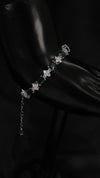 92.5 Sterling Silver Green Sparkle Premium Bracelet