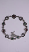 (Pair) Rangrez Silver Oxidised Anklet