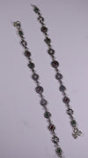 (Pair) Rangrez Silver Oxidised Anklet