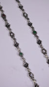 (Pair) Neelima Silver Oxidised Anklet