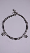 (Pair) Saanjh Silver Oxidised Anklet