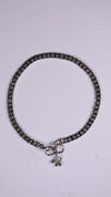 (Pair) Anant Silver Oxidised Anklet
