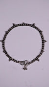 (Pair) Reet Silver Oxidised Anklet