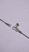 (Pair) Jhilmil Ghunghru Silver Oxidised Anklet