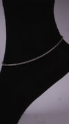 (Pair) Veer Silver Oxidised Ankle