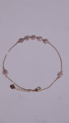 (Pair) Rosy Glow Anklets