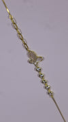 (Pair) Forever Bloom Anklets - Gold