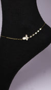 (Pair) Forever Bloom Anklets - Gold