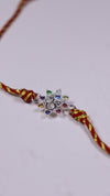 Navrang Om Silver Rakhi