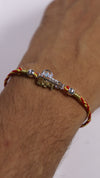 Shiv Aaradhya Silver Rakhi