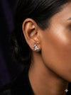 925 Sterling Silver Petal Studs.