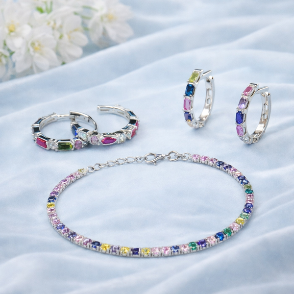 Rainbow of Us Valentine Combo (Single Anklet)