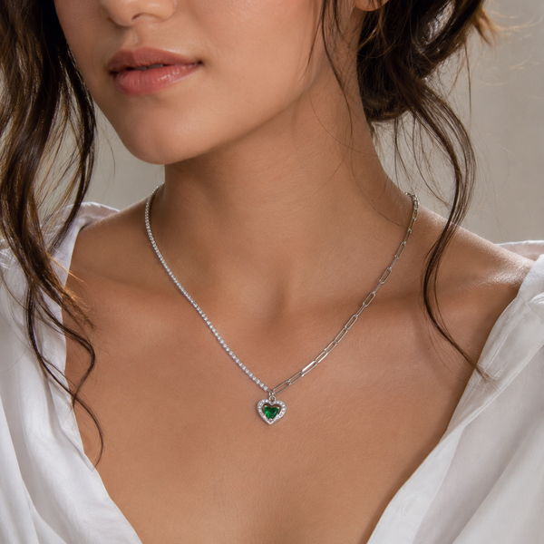 Heart of Emerald Pendant