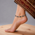 (Pair) Neelima Silver Oxidised Anklet