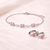 Blush Sparkle Bracelet & Studs Combo