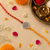 Om Aura Silver Rakhi