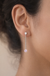 925 Sterling Silver Serenelle Chain Earrings