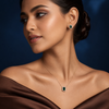 925 Silver Emerald Grace Set