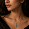 925 Silver Emerald Grace Pendant