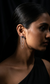 Star Chain Silver Earrings