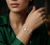 92.5 Sterling Silver Pearl Spark Link Bracelet
