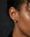 925 Sterling Silver Midnight Knot Studs