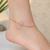 (Pair) Forever Bloom Anklets - Rose gold