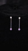 925 Sterling Silver Serenelle Chain Earrings