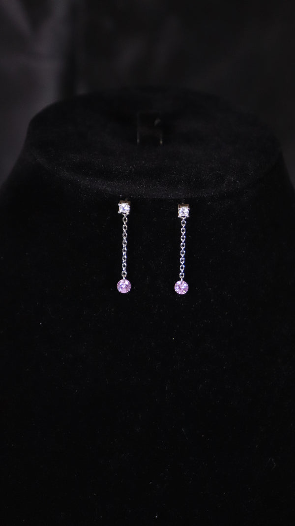 925 Sterling Silver Serenelle Chain Earrings