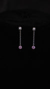 925 Sterling Silver Serenelle Chain Earrings