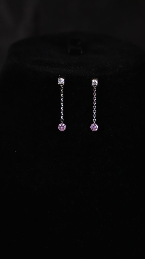 925 Sterling Silver Serenelle Chain Earrings