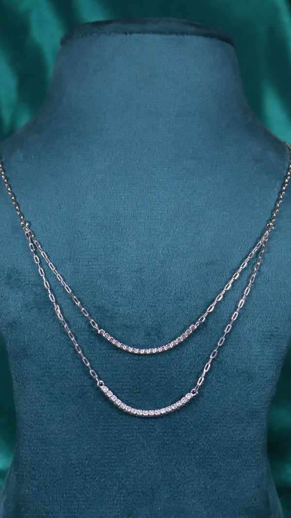 925 Sterling Silver Aura Layer Pendant.